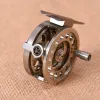 Reels Metal Aluminum Alloy Fly Fishing Reel for Lake Saltwater Baits Casting Tackle Winter Ice Fishing Reels 1:1 Fish Cast Drum Wheel