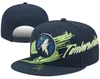 "Timberwoes" casquettes de balle 2023-24 unisexe mode coton baseball snapback hommes femmes chapeau de soleil broderie printemps casquette d'été en gros A6