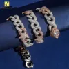 Hurtowa cena bioder biżuteria Naszyjnik fabrycznie panyu mrożony CZ Diamond Fashion Cuban Link Cain Design