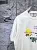 24SS Designer T-shirt Italien Paris T-shirt Mode Hommes et Femmes High Street Grande Taille T-shirt Été Respirant Tee Dessin Animé Lettre Brodée Chemise 620