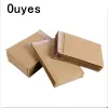 Blackboard 50st Natural Brown Kraft Paper Bubble Mailer Bag Self Seal Adhesive Envelope Business Express Shiping Packaging Påsar