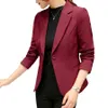 Black Women Blazer Formal Slim Blazers Lady Office Work Suit Tickor Jackor Coat Kvinnor Korea Casual Short Blazer Femme 240227