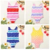 Girls Swimwears One-Pieces Kids Designer Swimsuits Toddler Children Bikini Summer Full Letter Printed Beach Pool Sport Bathing Suits Youth Infants Y4kN#