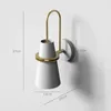 Wandlamp postmoderne blaker led binnen voor badkamerspiegel slaapkamer keuken Scandinavische retro E27 luxe decorverlichtingsarmatuur