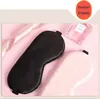 Sleep Masks Imitation Silk Sleeping Eye Mask Travel Rest Eyemask Aid Cover Pad Soft Blindfold Relax Massager Improve Sleep Better Tools