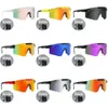 2023 Original Pits VIPERS Sport Google TR90 occhiali da sole polarizzati per uomo/donna occhiali antivento per esterni 100% UV lente a specchio regalo