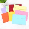 Blackboard 100 Pcs/lot Candy Color Mini Envelopes Diy Multifunction Craft Paper Envelope for Letter Paper Postcards School Material