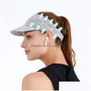 Chapeaux d'extérieur Al-Yoga Sports Sunsn Hat Femmes Courir en plein air Tennis Open Top Parasol Respirant Cyclisme Canard Langue Drop Livraison Spo Dhvf0