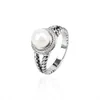 Desginer David yurma joyería Davids anillo de perlas de imitación con diamantes de imitación nuevo David Ins