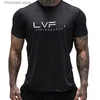 Men's T-Shirts Mens Summer Gym Cotton Running T Shirt Fitness Tee Casual Short Sleeve t Shirt Training Sports Clothing Male Lightweight Tops T240227