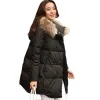 Vêtements de maternité vêtements d'hiver femmes à capuche longue vers le bas Parka vêtements d'extérieur de grossesse maternité hiver épais chaud manteau vêtements