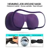 Máscaras de sono 3D Máscara de dormir Bloquear máscara de sono leve para olhos Soft Sleeping Aid Máscara de olhos para viagens Sombra noturna respirável Slaapmasker