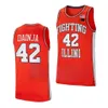 NCAA Custom S-6XL Illinois Fighting Illini College Basketball 0 Terrence Shannon Jr. Jerseys 13 Quincy Guerrier 3 Marcus Domask 33 Coleman Hawkins Luke Good AJ Redd