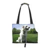 Shopping Bags White Dog Purse Carrier With Pocket And Safety Tether Soft-Sided Small For Pet Outdoor Tote Bag