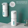 Liquid Soap Dispenser 380 ml Touchless Hand Rechargable Electric Sanitizer med 4-nivå justerbara skumrumsmaterial