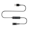 Tillbehör VoiceJoy QD till USB -adapter HEASET Snabbkoppling till USB -kabel med volym och stumbrytare för P Lantronics Headset