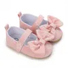 Premiers marcheurs 0-18 mois bébé fille printemps et automne chaussures de princesse la génération de tout-petit pour les petites filles nées dans un berceau