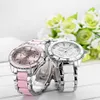 skylove8 recommended high-quality Longbo three-eye steel belt ceramic women's dress watch men's fashion waterproof lumin2876