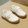 Sports Children Shoes 2024 Spring Autumn Kids Sneakers PU Splicing Boys' Sports Shoes Fashion Non-slip Girls Running Shoes Soft Soled Baby Walking Shoes