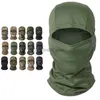 Taktik kaput çoklu multicam taktik balaclava askeri tam yüz maske kalkanı kapağı bisiklet ordusu airsoft av şapkası kamuflaj balaclava scarfl2403