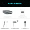 PS5 데스크톱 전원 스피커 용 마이크 헤드폰 앰프 미니 오디오 DAC와 함께 플레이어 FOSI Audio K5 Pro USB 게임 DAC