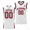 Custom NCAA Алабама Crimson Tide Колледж Баскетбол Дэвин Косби-младший Мухамед Диубат Аарон Эстрада Райлан Гриффен Уорд Харрелл Грант Нельсон Крис Паркер Ник Прингл