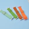 Apple IWatch34567Se Apple Watch Strap Nylon flätad spänne justerbar smart klocka rem Apple flätad justerbar spänne tredimensionell mönster metallspänne