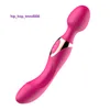 USB Şarj Çift Kafa Av Vibrator Magic değnek Masajı Seks Oyuncakları Kadınlar için G-Spot Vibratörler Klitoris Stimülasyon Masaj Mastürbatör Renkleri