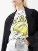 Koszulki damskie Truskawowe litera drukowana koszulka koszulka ubrania na dół o krótkim rękawie Tshirt Tresss żeński moda elegancki bawełniany koszulka T-shirt Summer 407
