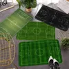 Badmatten Voetbalveldplan Vloermat Badmat Scandinavische stijl Huisdeurmat Badkamer-toiletmatten Slaapkamer Welkom Deurmat