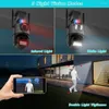 Dual Screen Wireless Surveillance Camera Security Wifi IP CCTV Street With Infrared Led Alarms