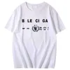 Designer Luxury Balencigas Classic 2020 New Charity Cotton Par Crew-Neck Loose Half-Sleeve Fashion Märke T-shirt