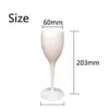 MOET CUPS ACRYLISK OBREAKABLE CHAMPAGNE VIN GLASS PLAX ARANGE VIT CHAND WINE ICE IMPERIAL GOBLET319M