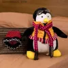 Pluche poppen 27-47 cm Pinguïn omringt vrienden Zacht knuffels Embrace Serious Rachel Joey Vulling Kinderpop Cadeau Q240227