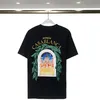 Heren dames Designer T-shirts Luxe T-shirt Heren Casablanca Luxe shirt voor heren Top Oversized T-shirt Casablanc Shirt Casa Blanca Kleding Mode Zomer Ronde hals kort