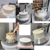 Macchina per spalmare il pane per torte Macchina per fondente per la decorazione di torte Macchina automatica per glassare la torta