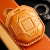 Luxury Leather Car Key Cover for Chery Jetour Traveler 2023 2024 Keyring Shell Case Fob Holder