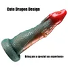 Godes Dragon mignon en Silicone avec ventouse, grosse bite, Plug Anal doux, érotique, grand Phallus, jouets sexuels pour femmes, Masturbation