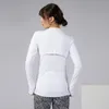 2024 L Yoga Jacket Womendefine تمرين الرياضة معطف Women Sportswear Zipper Quick Dry Sport Jacket Outwear Yoga Gym Professional Professional Snow Runch Running