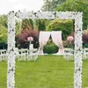 Fiori decorativi Disposizione dei fiori simulati Pannelli da parete con rose Decorazioni per matrimoni Ornamenti di layout finti Decorazioni per banchetti di simulazione in plastica