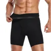 Män mage kontroll shorts body shaper compression hög midja tränare magen mage kontroll bantning formbryggare boxare underkläder fajas 240220