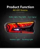 Honda Accord G10 10.5 LED Taillight 2018-2021 턴 신호 램프 자동차 액세서리의 후면 브레이크 리버스 안개 꼬리 표시등