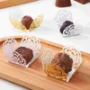 Bakgereedschap 100 PCS Chocolate Wrapping Cup Truffel Wrapper Paper Cups Candy Cupcake Wrappers Bride