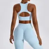 Yoga Set Seamless Sportswear Workout Clothes Athletic Wear Gym Legging Fitness Bh Crop Top Sports Duits High Quality 240226