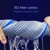 Tillbehör 6D Aquarium Nongelled Biochemical Filter Cotton Washable Highdensity Sponge Water Purification Activated Carbon Material