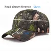 Bollmössor Taktisk kamouflage utomhussportjakt Cap Men Jungle Stripe Hat Wild Breattable Military Army Camo