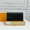 Fashion designer wallets luxury purse mens womens leather clutch bags High quality coin purses card holders with box240215