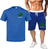 Men's Summer Sports suits Costumes Men's Running Set gym Fitness Clothing Summer Men Football Set Uniforms Sportswe