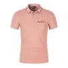 Designer Mens Polo Shirt Luxury Boss Letters Casual Short Sleeve Mens Fashion Loose Lapel Half Sleeve Boss Mens T Shirt M-3XL