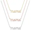 Small Mama Mom Mommy Letters Necklace Stamped Word Initial Love Alphabet Mother Necklaces for Thanksgiving Mother's Day Gifts259c